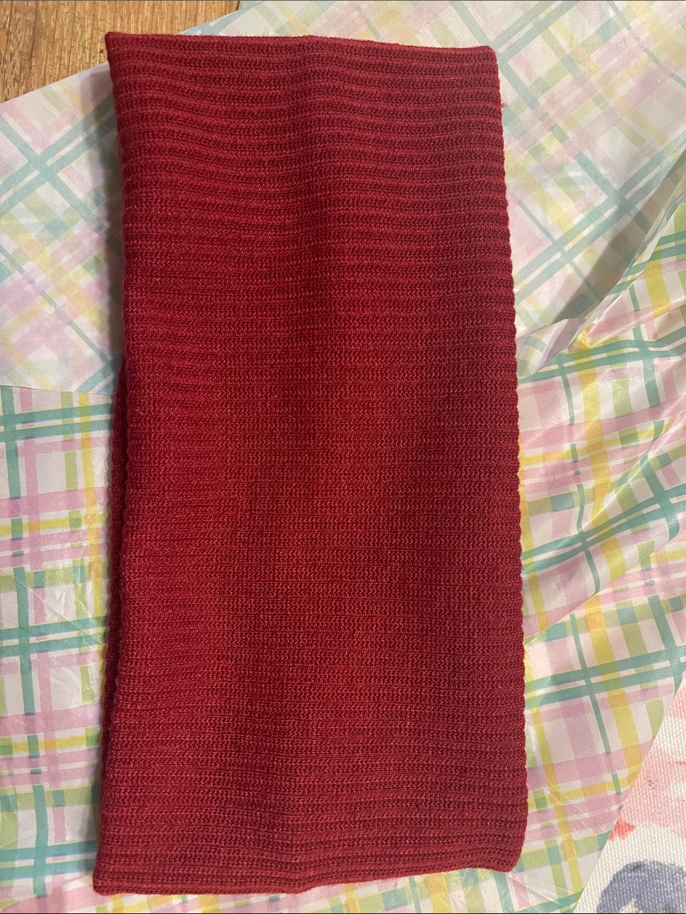 Red Knit Headband